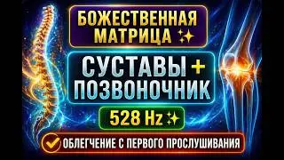 Квантовая Матрица: Исцеление Суставов и Позвоночника | 528 Hz