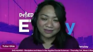 SHS Discipline and Ideas in Applied Social Sciences  - Thursday Q4 Recognition Day #ETUlayLevelUp