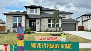 Move in ready home by Drees Custom Homes in Meridiana in Iowa Colony Texas| Brookdale II Plan🎁
