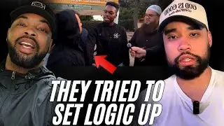 They tried to set up God Logic.. We must pray for him. The Devil is using Muslims for his glory.