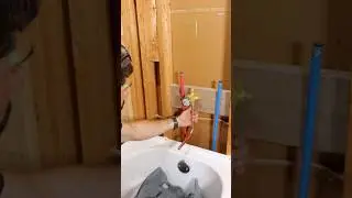 Tub Shower Valve Installation Tips - #shorts #homerepairtutor