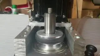 G0704 cnc mill - spindle motor and belt drive upgrade.  1500w brushless dc spindle motor and v belt