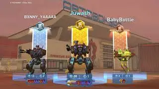 Mech Arena - Sniper competition #2 - One shot, one hit - Old man VS daughter 2:0