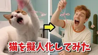 【爆笑】AIに猫を擬人化してもらったら陽キャすぎる兄ちゃん出来てワロタwww【関西弁でしゃべる猫】【猫アテレコ】