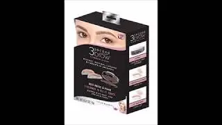 3 Second Brow Eyebrow Stamp   Perfect, Natural Looking Eye Brows in Seconds   Water Resistant, Long
