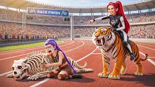 RUMI Wins the Saber-Toothed Tiger Racing Championship 🐯🏁 | KPOP Demon Hunters