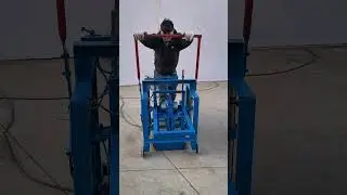 Little mobile cement brick machine #brick #cement #cementbricks
