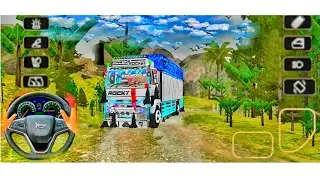 22 wheels tipper truck simulator game play bus indonesia simulator game play off' road driving game 