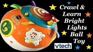 Crawl and Learn Bright Lights Ball - Ladybird Style Learning Baby Toddler Vtech Toy