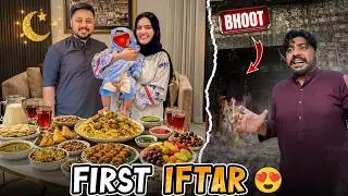 FIRST IFTARI AT HAUNTED HOUSE 🧟&zwj;♀️🏠 | Bhai Ka Dar Sy Bura Hal Hogya 😰| Air fryer Kisi Kaam Nahe Aya😂