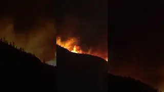 #bcwildfire #fire #kelowna #wildfire #westkelowna #canada #night