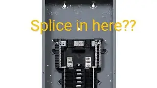Legal to Splice wires inside of a Panel box??