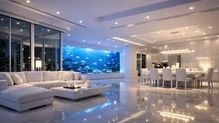 Inside a $50 Million Pure White Luxury Mansion | Heavenly Modern Home Tour (4K)