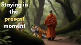 The Tiger and the Monk: A Profound Encounter in the Forest