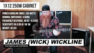 1x12 250w Bass Cabinet played by James 