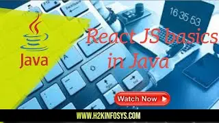 React JS basics in Java|| React JS basics class|| h2kinfosys