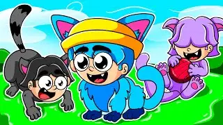 😺 ¡LOS SAJA BOYS nos CONVERTIMOS en GATOS en ROBLOX! 🐾😂