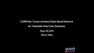 [ECCV 2024] CARB-Net: Camera-Assisted Radar-Based Network for Vulnerable Road User Detection