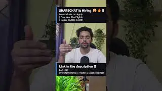 SHARECHAT is Hiring (Work From Home/Office - Hybrid) || Content Writers ||  Day -124