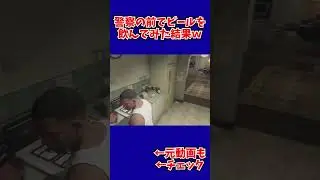 [GTA5] 警察の前でビールを飲んでみた結果w #gta #グラセフ