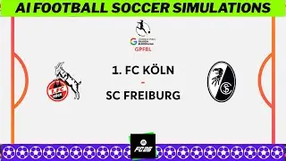 K&Ouml;LN vs FREIBURG ⚽👩 Frauen-Bundesliga 2025/26 Matchday 15 🟪 EA FC 26 Simulation
