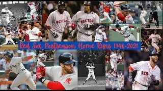 ⚾️ Red Sox Postseason Home Runs (1946-2021) ⚾️