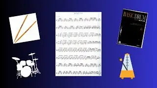 Book 1, Solo 14 - Basic Drum by Pumpkin #drumset #drumsetfill #drumsetsolo #percussion #drummer