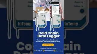 Cold Chain Data Logger #coldchain #datalogger #temperature #supplychain #vaksin #obat #farmasi
