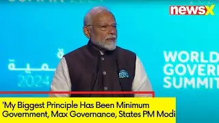 'My Biggest Principle Has Been Minimum Government, Max Governance' | PM Modi at World Govts Summit