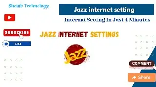 Jazz sim data settings | jazz warid internat not work | mobilink apn setting
