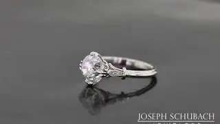 Custom Transitional Cut Engagement Ring