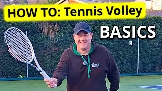 Tennis -Volley Tutorial Fundamentals (Part 1/2) #tennis #tenniscoaching #tennistechnique #tennistips