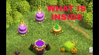 what is inside in 9th anniversary cake 🎂 CLASH OF CLANS// INDIA