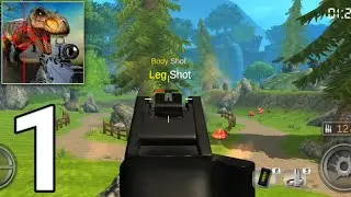 Dino Hunter King - Walkthrough Gameplay Part 1 (iOS Android)