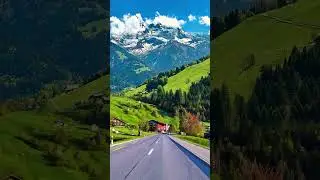 Road to Alpine Heaven #shorts #relaxingmusic #nature