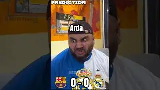 Real Madrid vs Barcelona Prediction 🔥#shorts #laliga #viralshorts #like #subscribe