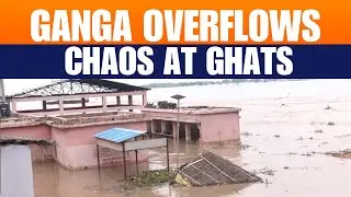 Ganga River Floods Cremation Grounds in Patna | Water Levels Rising Alarmingly | News9