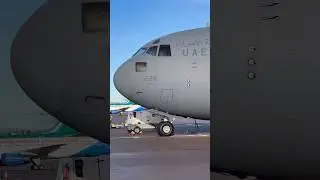 Up close and personal with the beast that is the Boeing C-17 Globemaster! #aviation #airplane #beast