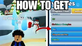 HOW TO GET THE CHILL TITLE IN BUBBLEGUM SIMULATOR INFINITY