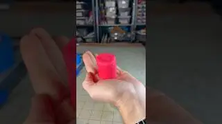 Play Doh in a clear stress ball