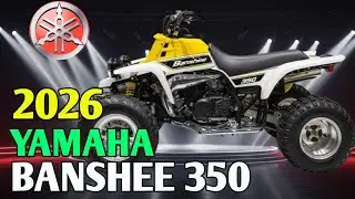 Наконец-то прибыл мотоцикл Yamaha Banshee 350 2026 года! 🔥 Поклонники в восторге!