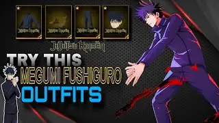 🖤 MEGUMI FUSHIGURO Dress Combinations 🔥 | Ultimate Anime Outfit Edit 💥 #freefire #dresscombination 