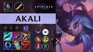 Akali Mid vs Yone - KR Master Patch 26.04
