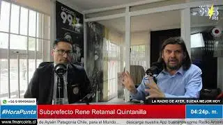 🔴 #EnVivo en #HoraPunta Entrevista con Subprefecto Rene Retamal Quintanilla