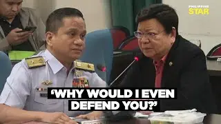 Tarriela to Marcoleta on WPS issue: Why would I even defend you?