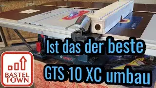 Bosch GTS 10 XC | Tisch-Kreissägen Unterschrank | Erweiterung der Schnittfläche | Bastel Town