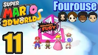 Super Mario 3D World + Ярость Боузера (Switch) | Эпизод 11: Жёсткий носок | Fourouse