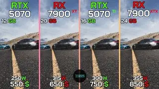 RTX 5070 vs RX 7900 XT vs RTX 5070 TI vs RX 7900 XTX - TESTED IN 15 GAMES