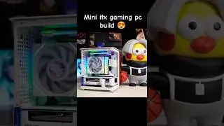 Mini itx gaming pc build Amd 9600x rtx 4070 super #pcbuild #gaming #pc