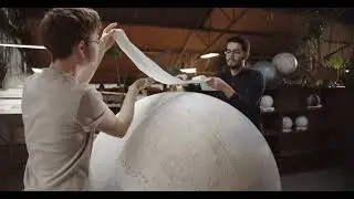 The Largest Traditionally Handcrafted World Globe
